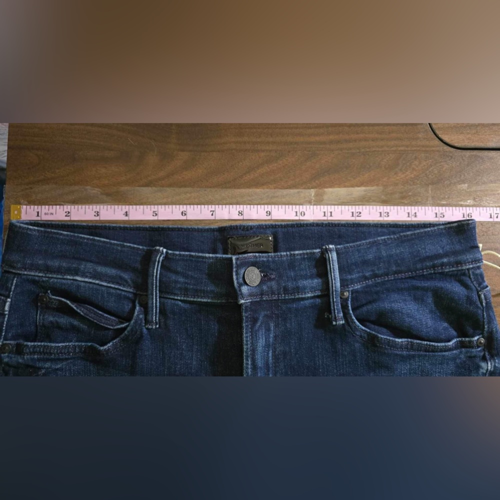 MOTHER Dark Blue Women Jeans - Picture 14 of 14